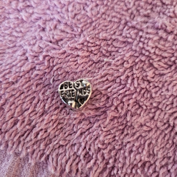 Sterling silver best friends heart - Picture 2 of 2